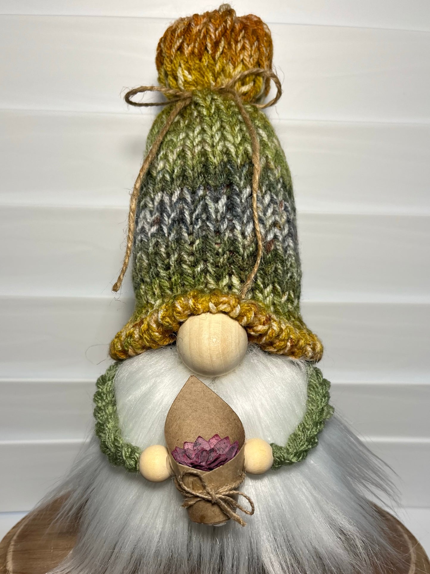 Cactus Gnome / Succulent Home Decor / Tiered Tray Display Accessories