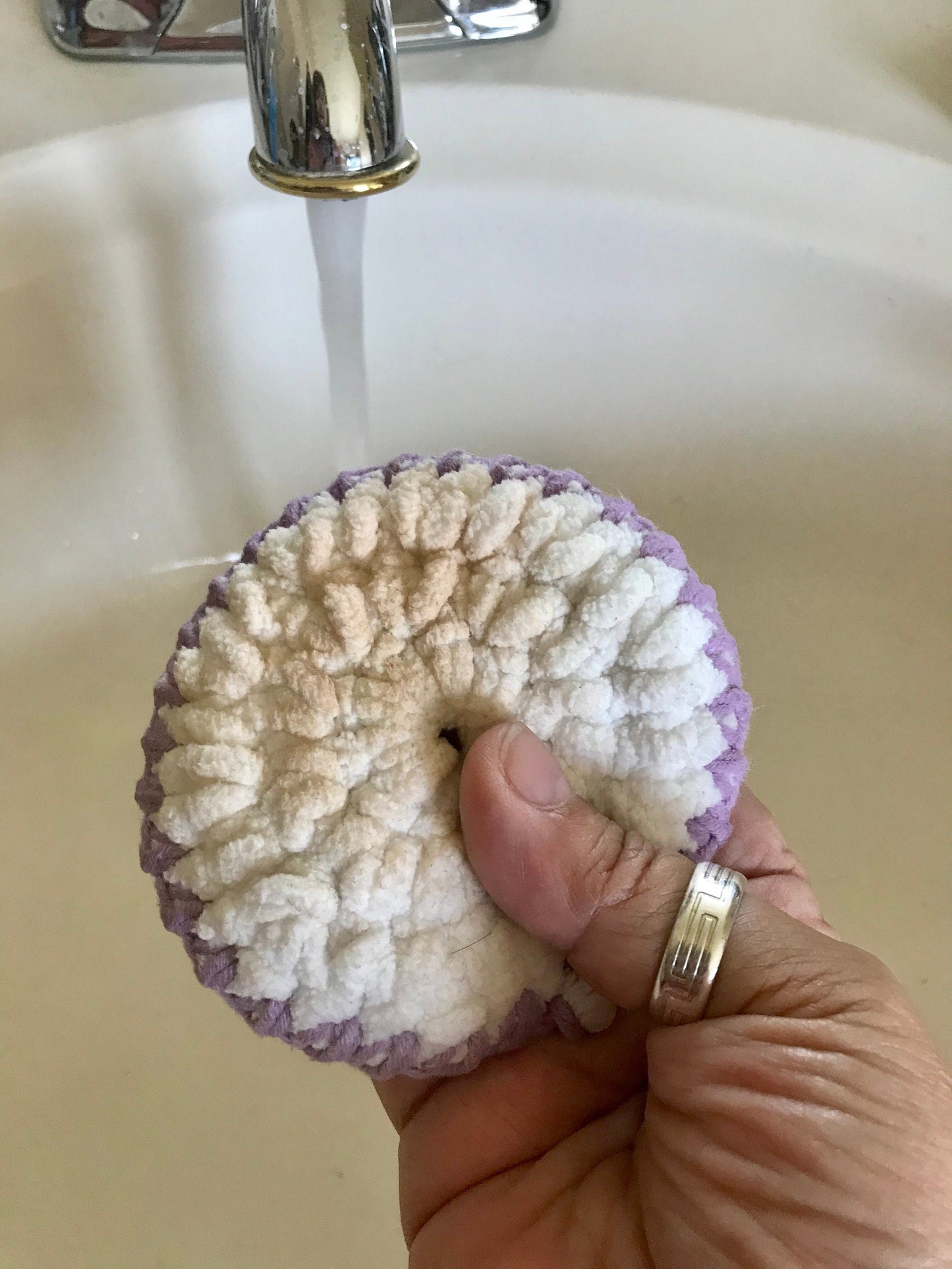 3 Reusable Makeup Remover Pads / Spa Cleansing Pad / Skin Care Gift for Her