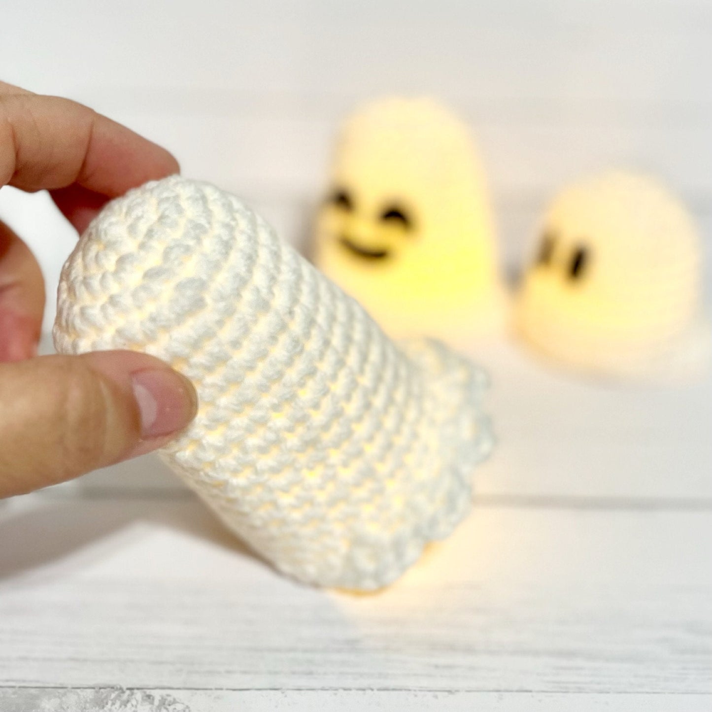 Ghost Family Tiered Tray Decor / Spooky Haunting Display / Light Up Halloween Decorations for Mantle or Table Top