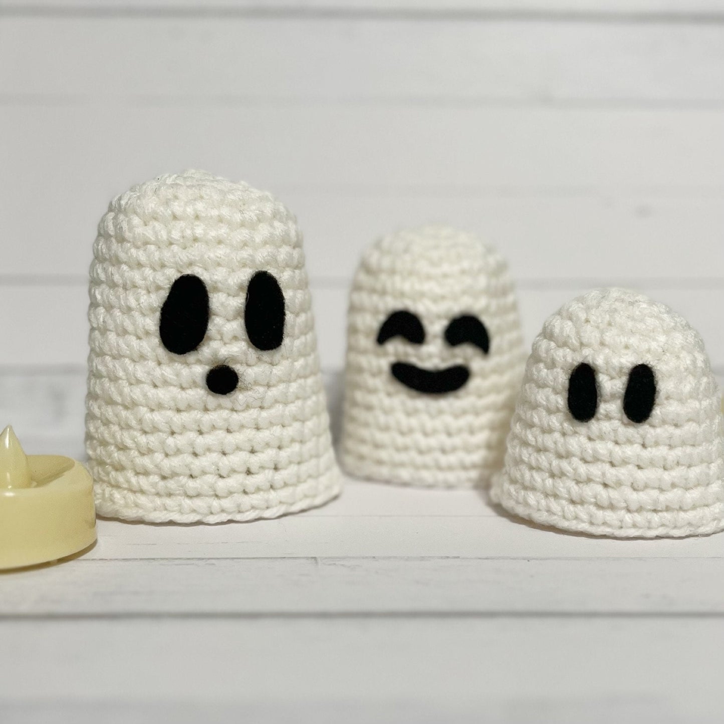 Ghost Family Tiered Tray Decor / Spooky Haunting Display / Light Up Halloween Decorations for Mantle or Table Top