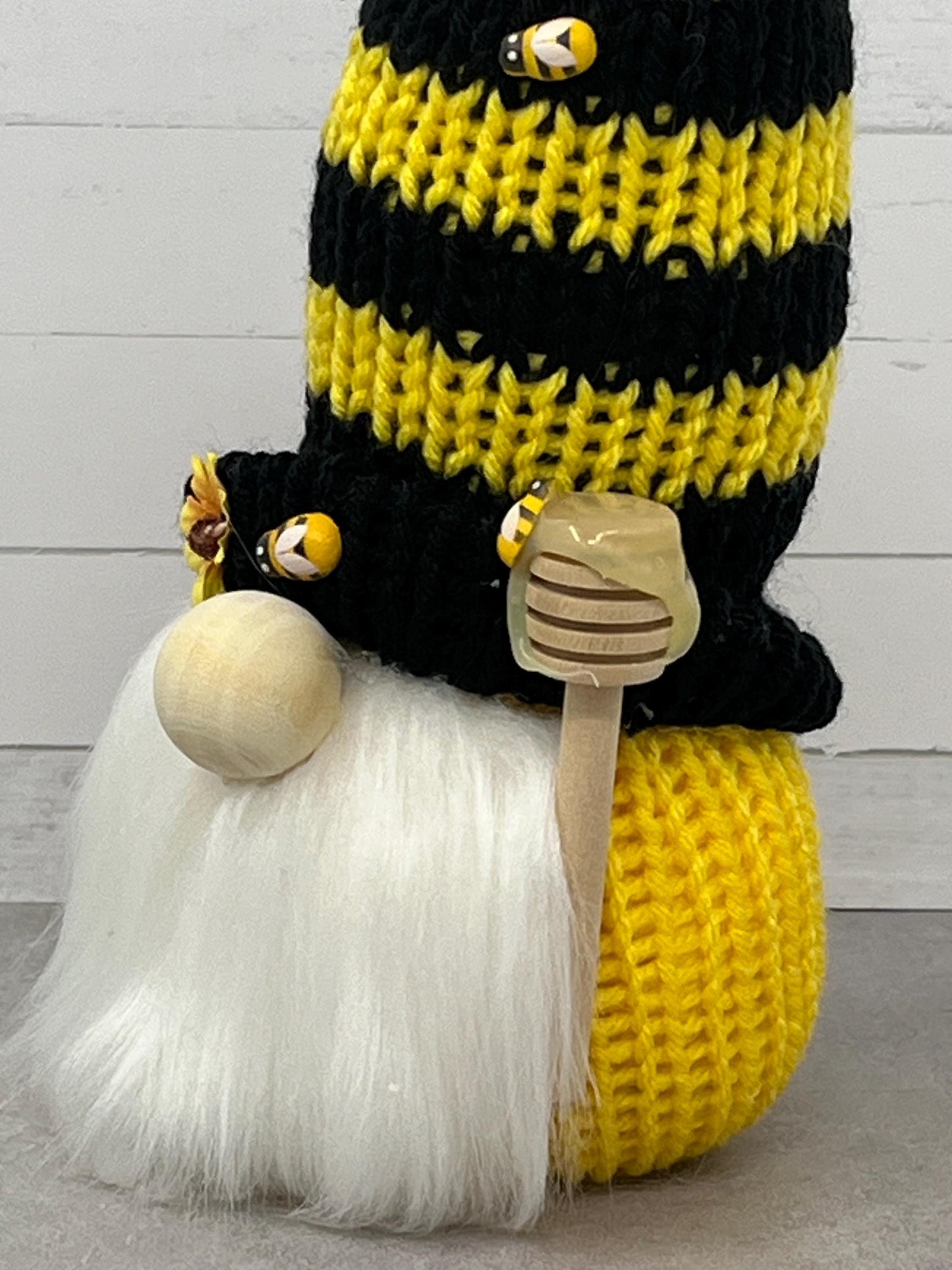 Bee Gnome / Spring Tiered Tray Decor / Flower Garden Gnome