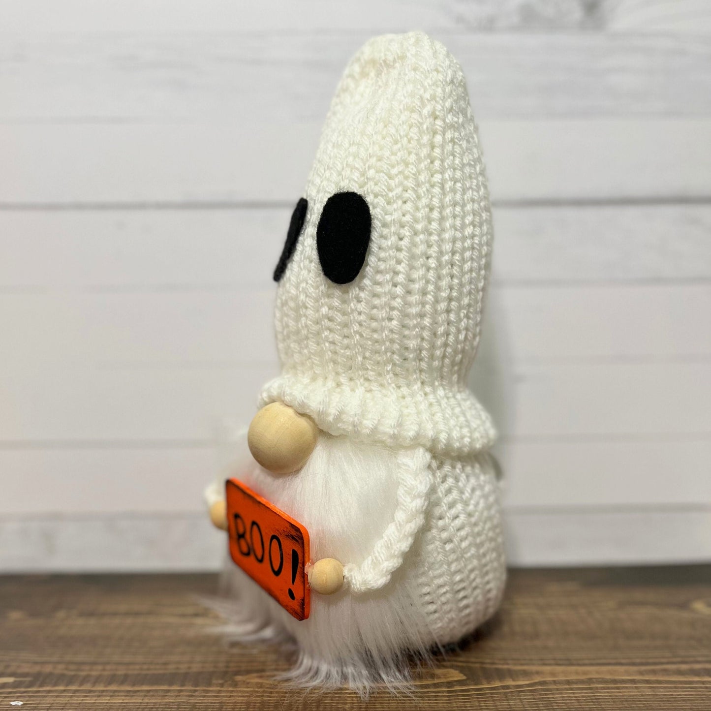 Boo Ghost Gnome / Spooky Season Tiered Tray Decor / Halloween Decorations