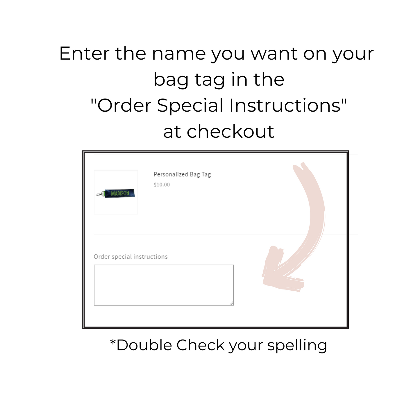 Personalized Bag Tag