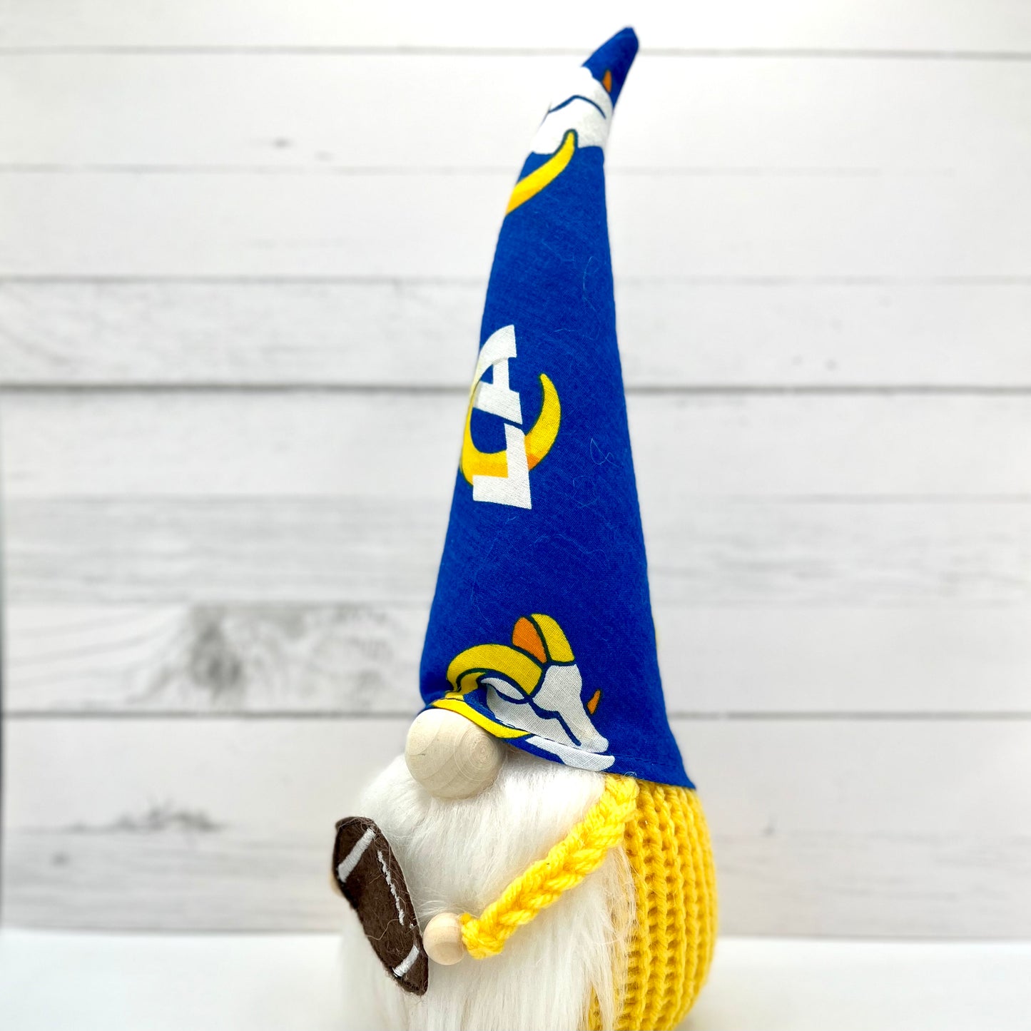 Rams Football Gnome / Touchdown Tiered Tray Decor / Fall Gnome Decorations
