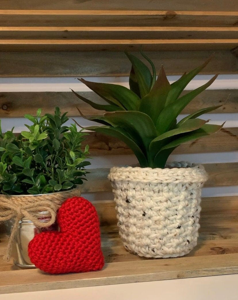 Small 4" Plant Basket / Storage Basket / Home Decor