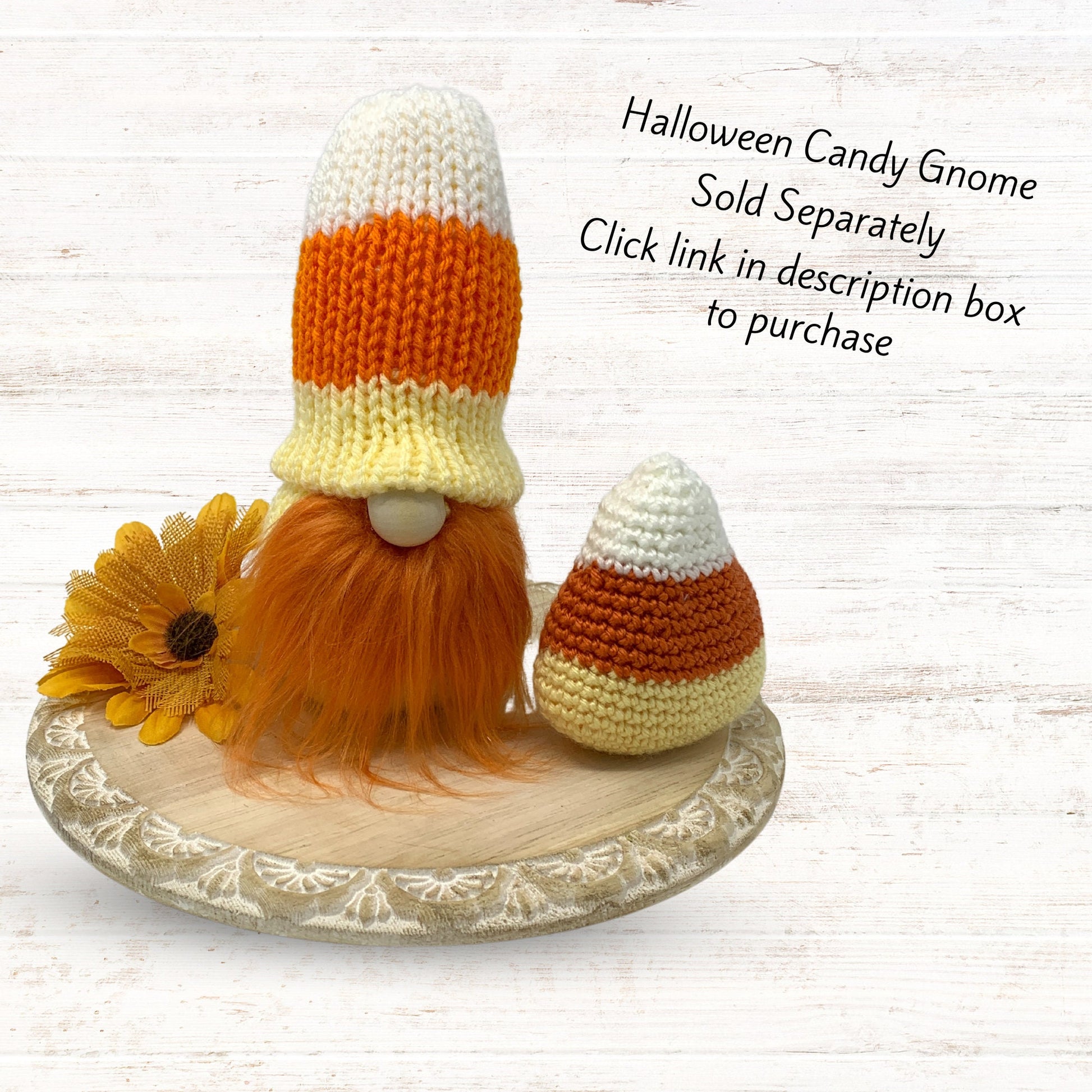 Halloween Candy Plushie / Fall Tiered Tray Decor / Rustic Farmhouse Decorations