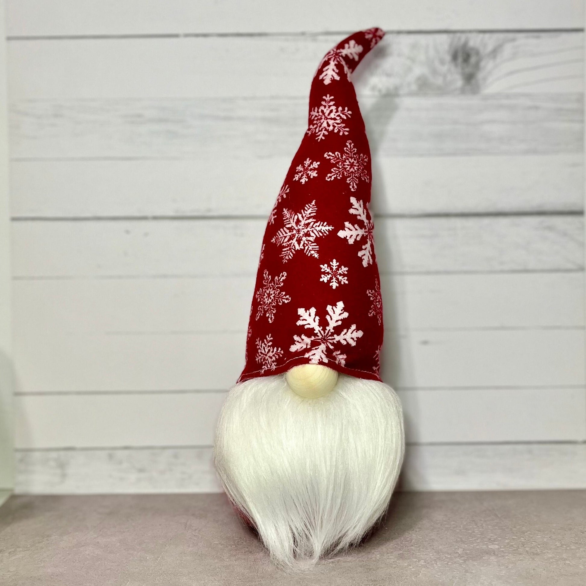 Winter Snowflake Gnome / Holiday Tiered Tray Decor / Christmas Gnome Decorations