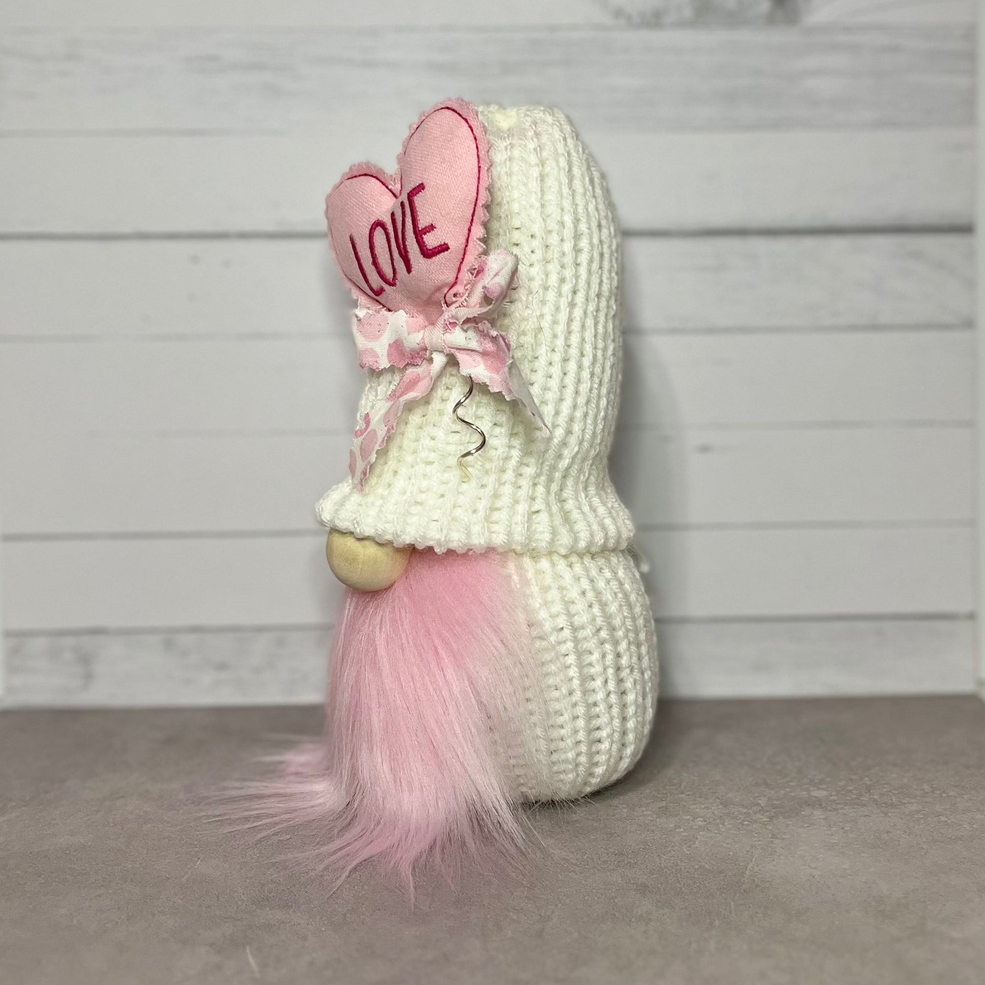 Love in my Heart Gnome / Valentines Day Tiered Tray Decor / Spring Gnome Decorations