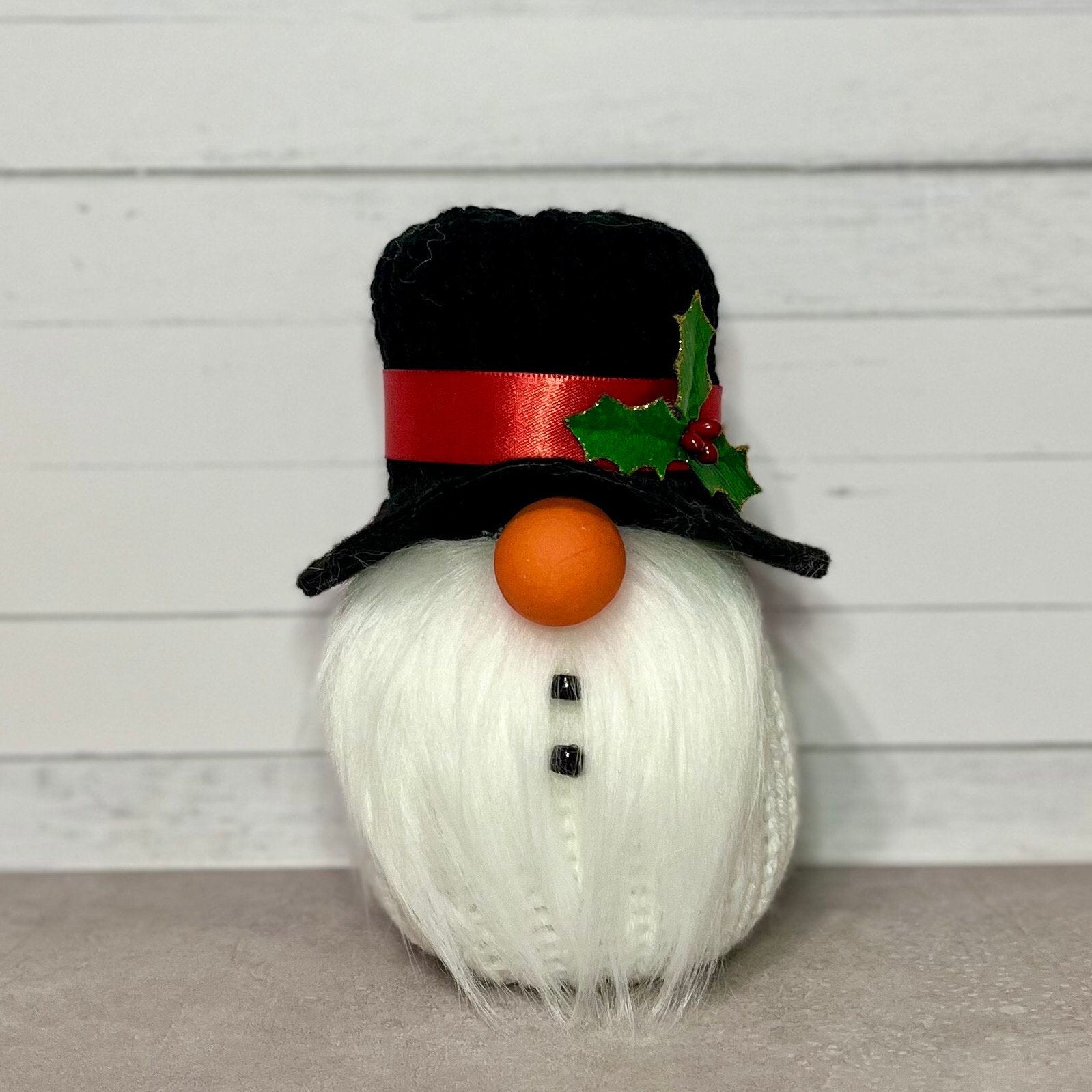Gary the Snowman Gnome / Holiday Tiered Tray Decor / Winter Gnome Decorations