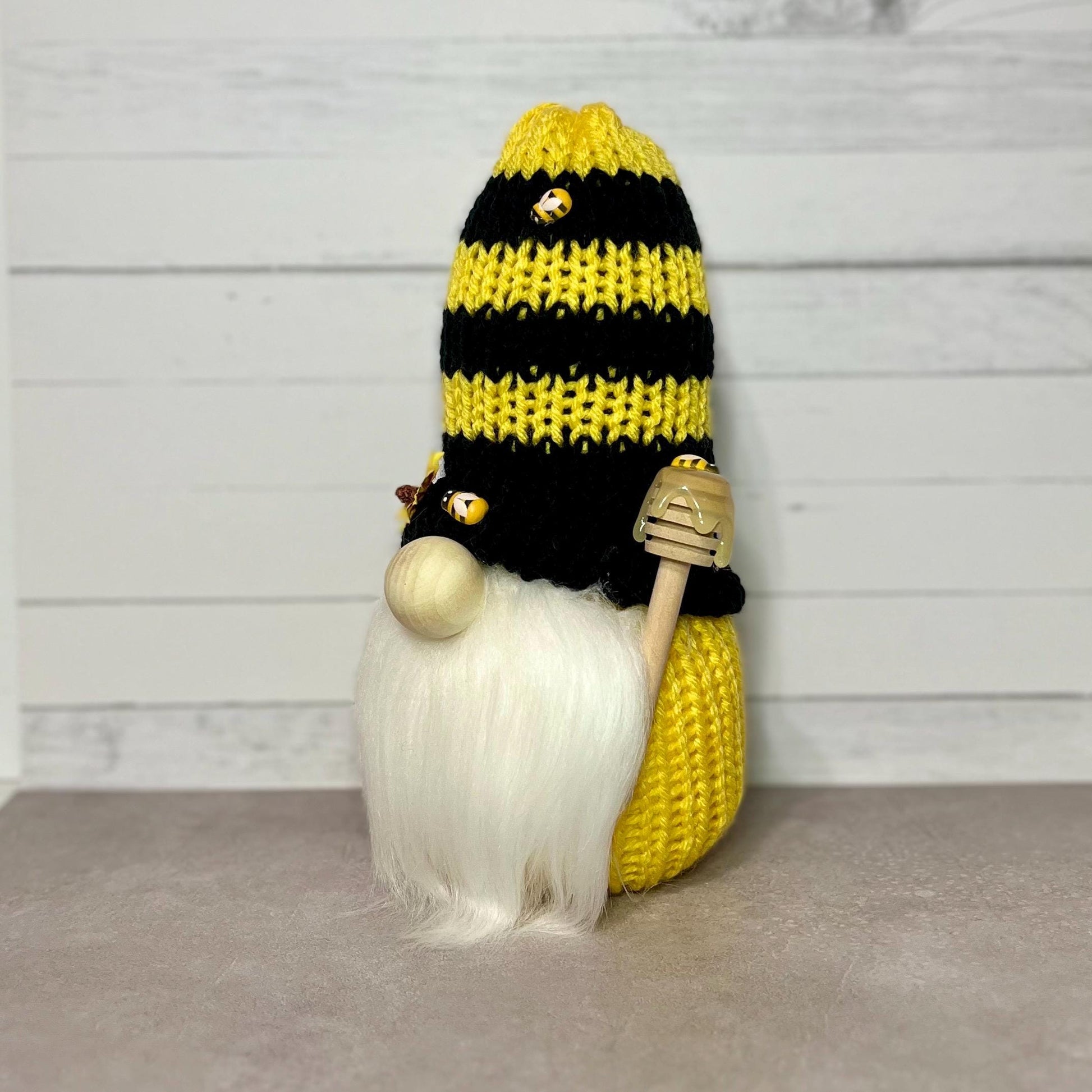 Bee Gnome / Spring Tiered Tray Decor / Flower Garden Gnome
