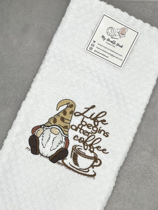 Coffee Gnome Kitchen Towel