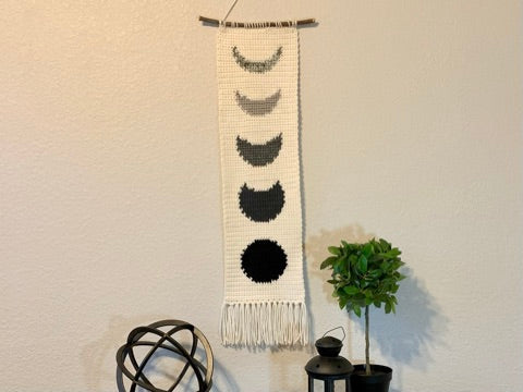 Moon Phases Wall Hanging