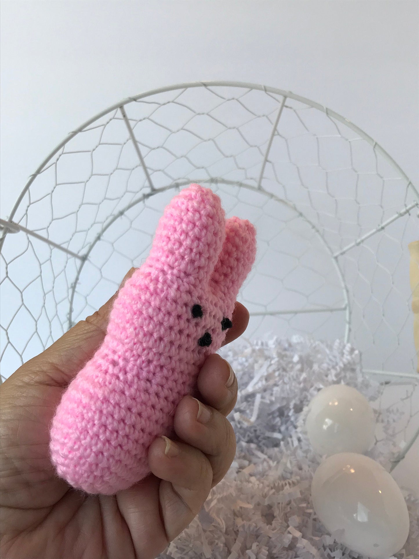 Stuffed Rabbit / Easter Basket Toy / Easter Peeps
