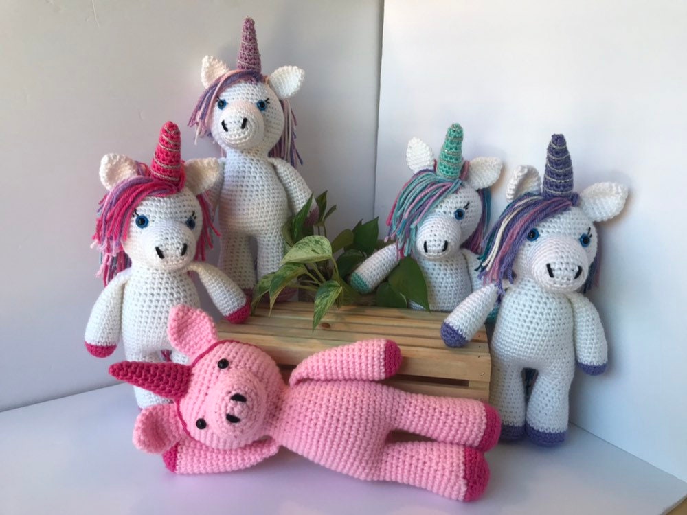 Unicorn Stuffed Animal / Stuffed Toy Unicorn