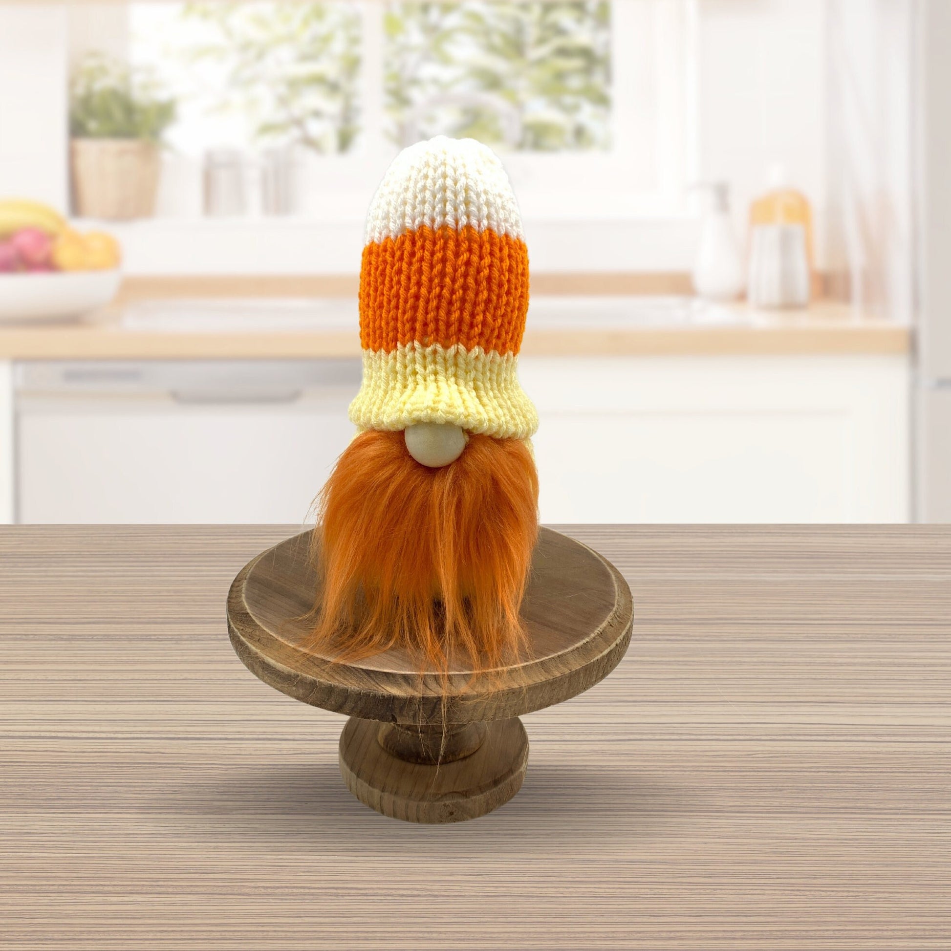 Halloween Candy Gnome / Spooky Season Tiered Tray Decor / Candy Corn Decorations