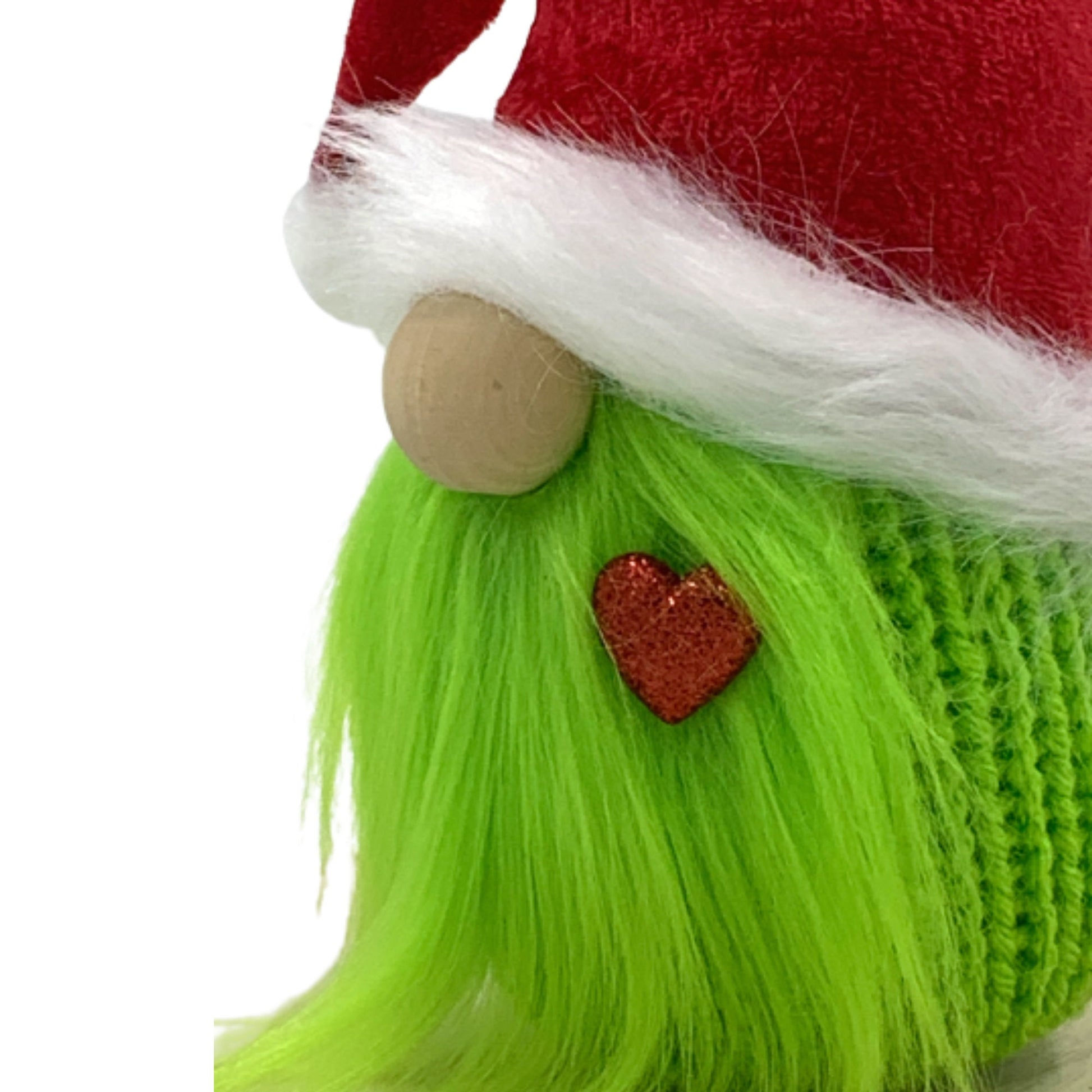 Grumpy Green Gnome / Christmas Tiered Tray Decor / Winter Gnome Decorations