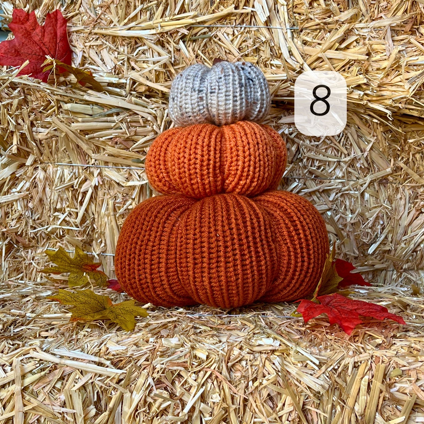 Fall Pumpkins / Pumpkin Spice Autumn Tiered Tray Decor / Rustic Farmhouse Decorations